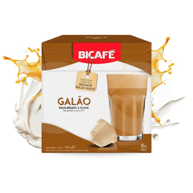 BICAFÉ® Cápsulas Dolce Gusto Café Au Lait 16 un.
