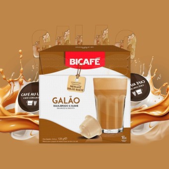 BICAFÉ® Cápsulas Dolce Gusto Café Au Lait 16 un.