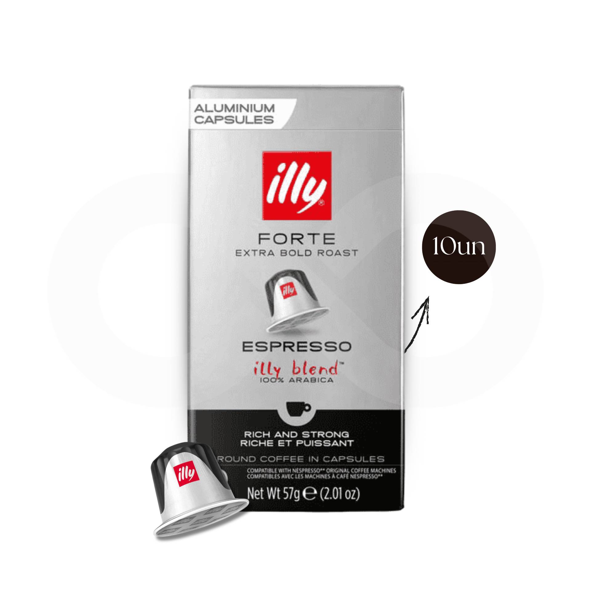 ILLY® Nespresso Capsules Forte 10 un.