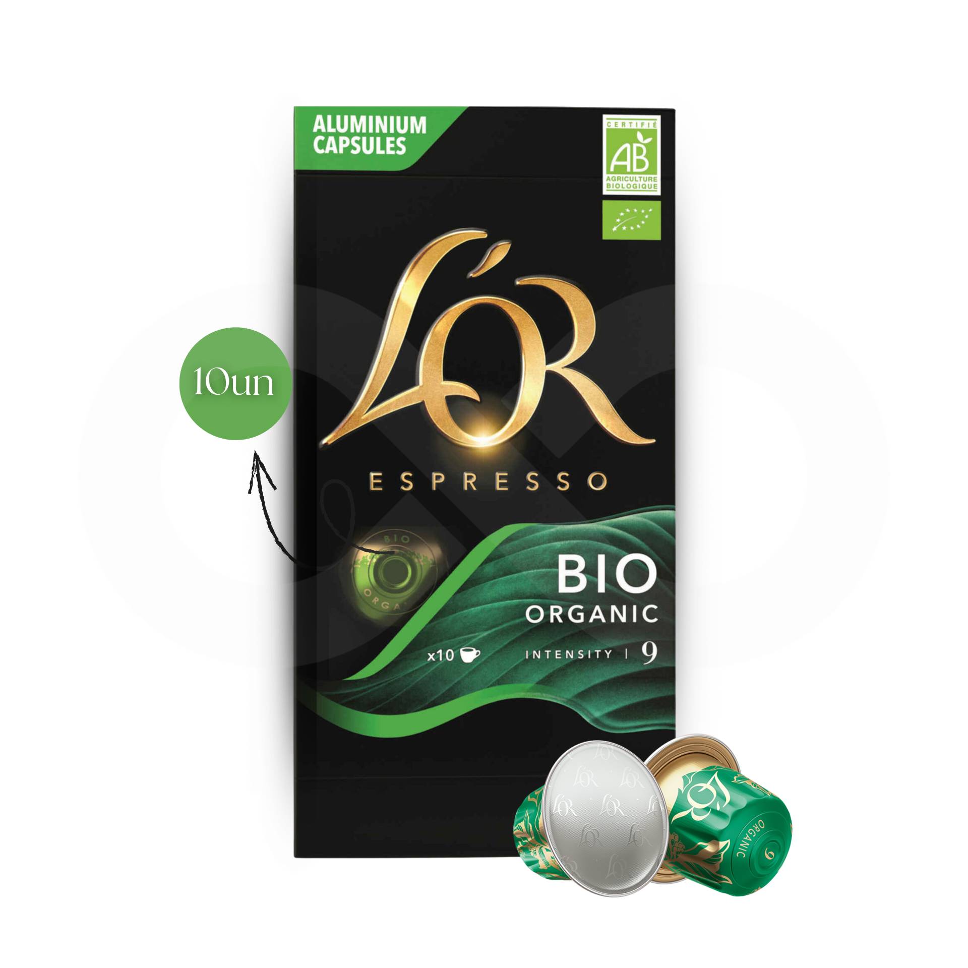 L´ORŽ Nespresso Capsules Bio Organic 10 un.