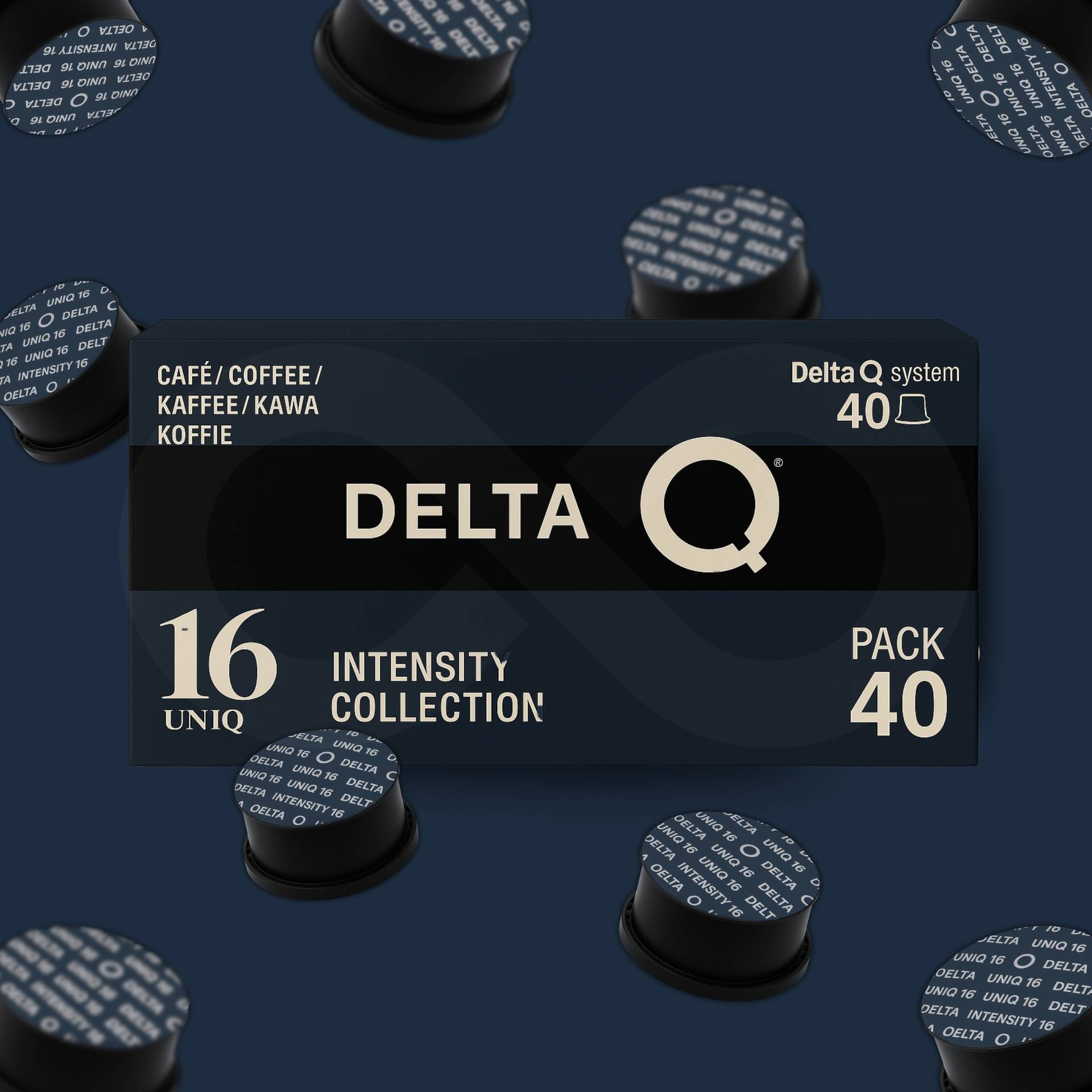DELTA Q® Cápsulas Delta Q Uniq XL 40 un.