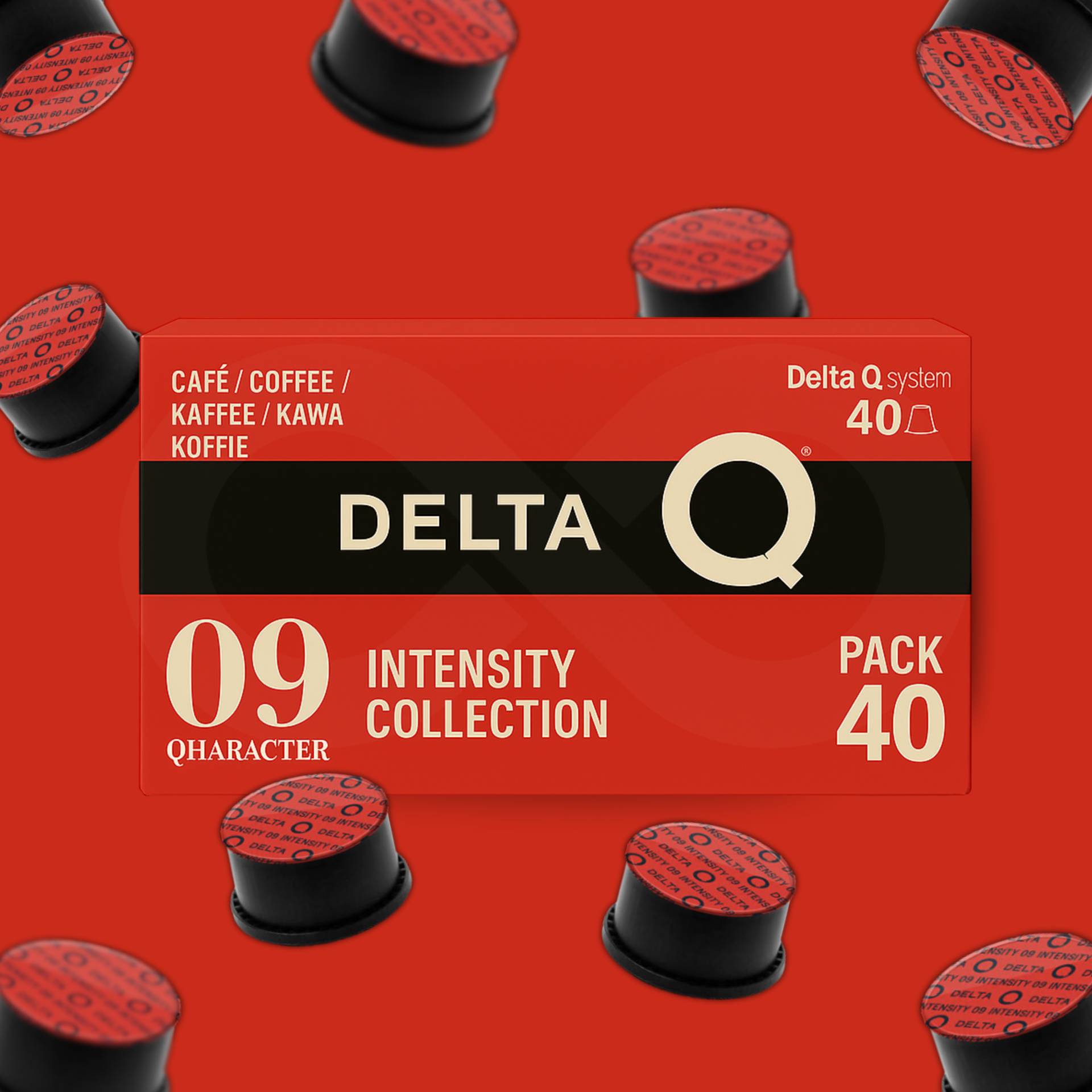 DELTA Q® Capsule Delta Q Qharacter XL 40 pz.