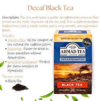 AHMAD TEA® Tee Schwarz Decaf 20 Stk.