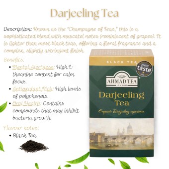 AHMAD TEA� T� Darjeeling 20 pz.