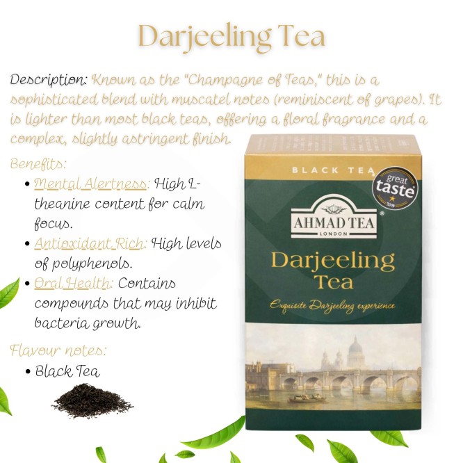 AHMAD TEA� T� Darjeeling 20 pz.
