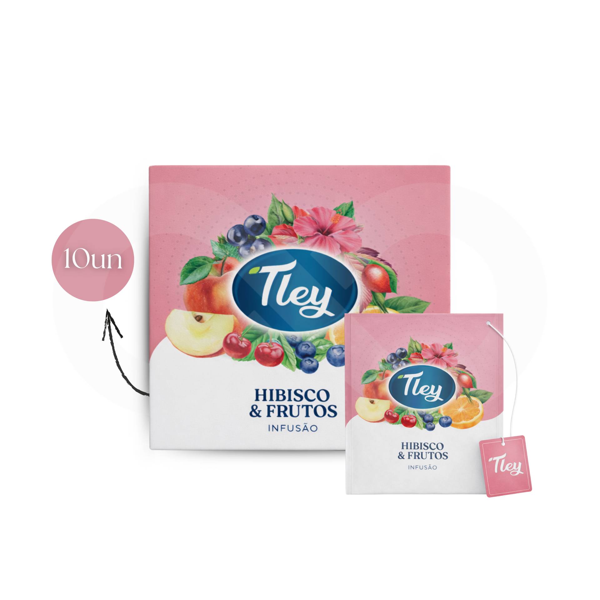 TLEY® Tea Hibiscus And Fruits 10 un.