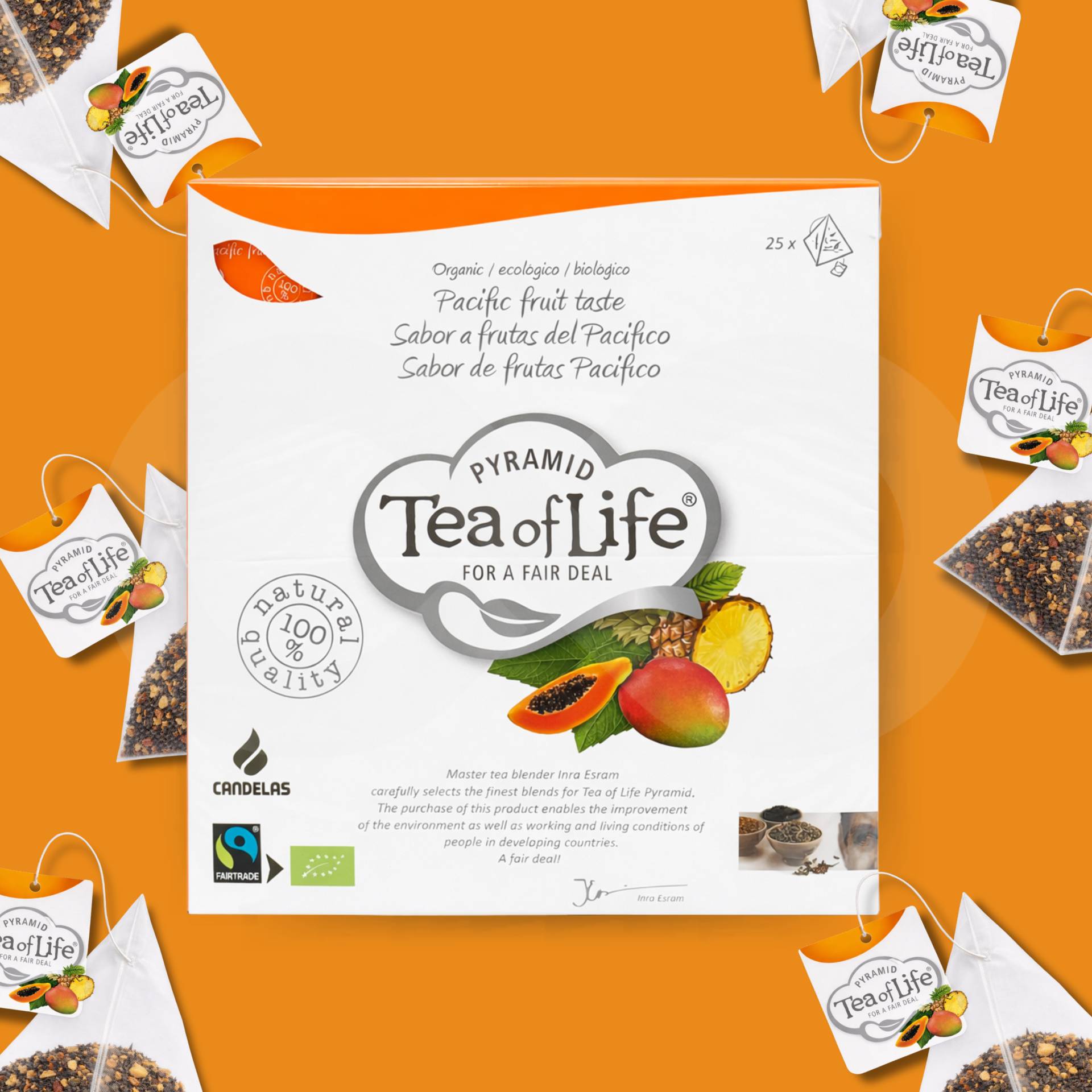 TEA OF LIFE® Chá Frutos Do Pacifico 25 un.