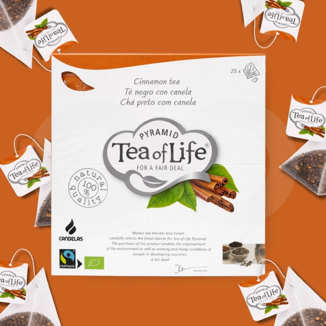TEA OF LIFE® Chá Preto & Canela 25 un.