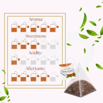 TEA OF LIFE® Chá Preto & Canela 25 un.