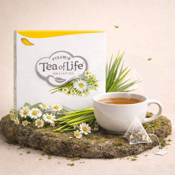 TEA OF LIFE® Chá Camomila & Lemongrass 25 un.