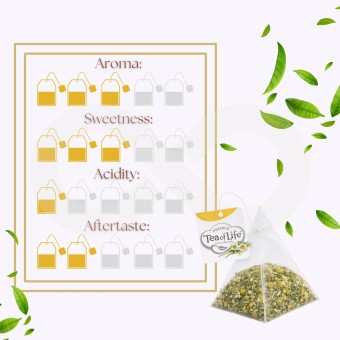 TEA OF LIFE® Chá Camomila & Lemongrass 25 un.