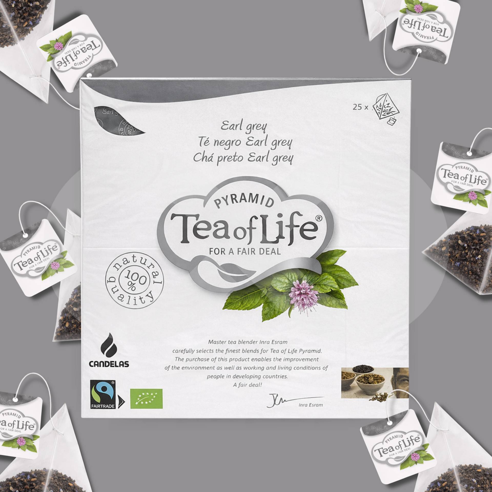 TEA OF LIFE® Thé Earl Grey Noir 25 u.