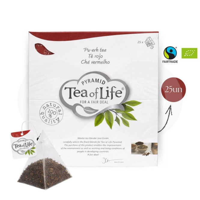 TEA OF LIFE® Chá Pu-Erh 25 un.
