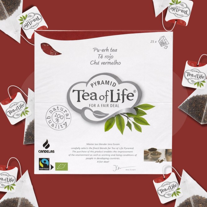 TEA OF LIFE® Chá Pu-Erh 25 un.