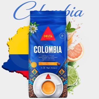 DELTA CAF�S� Ziarna Kawy Colombia 1kg