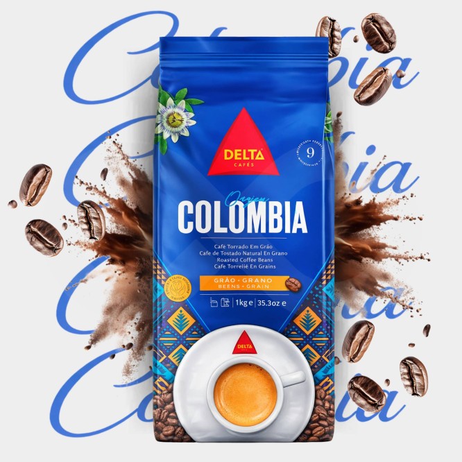 DELTA CAF�S� Ziarna Kawy Colombia 1kg