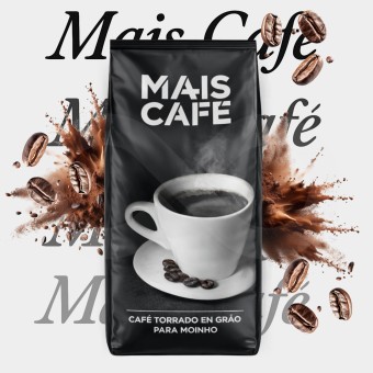 MAIS CAFɮ Caf� en Grains 1kg