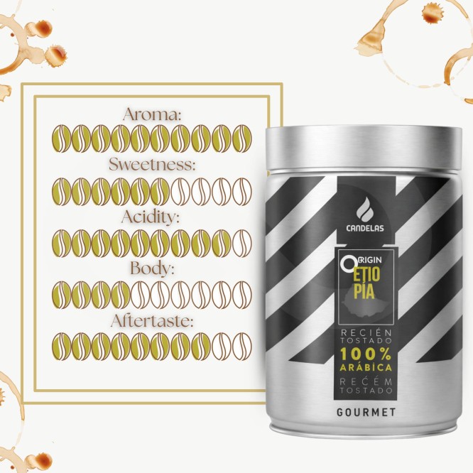 CANDELAS� Caf� en Grano Origin Etiop�a 250g