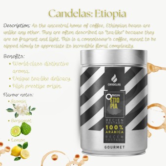 CANDELAS� Caf� en Grano Origin Etiop�a 250g