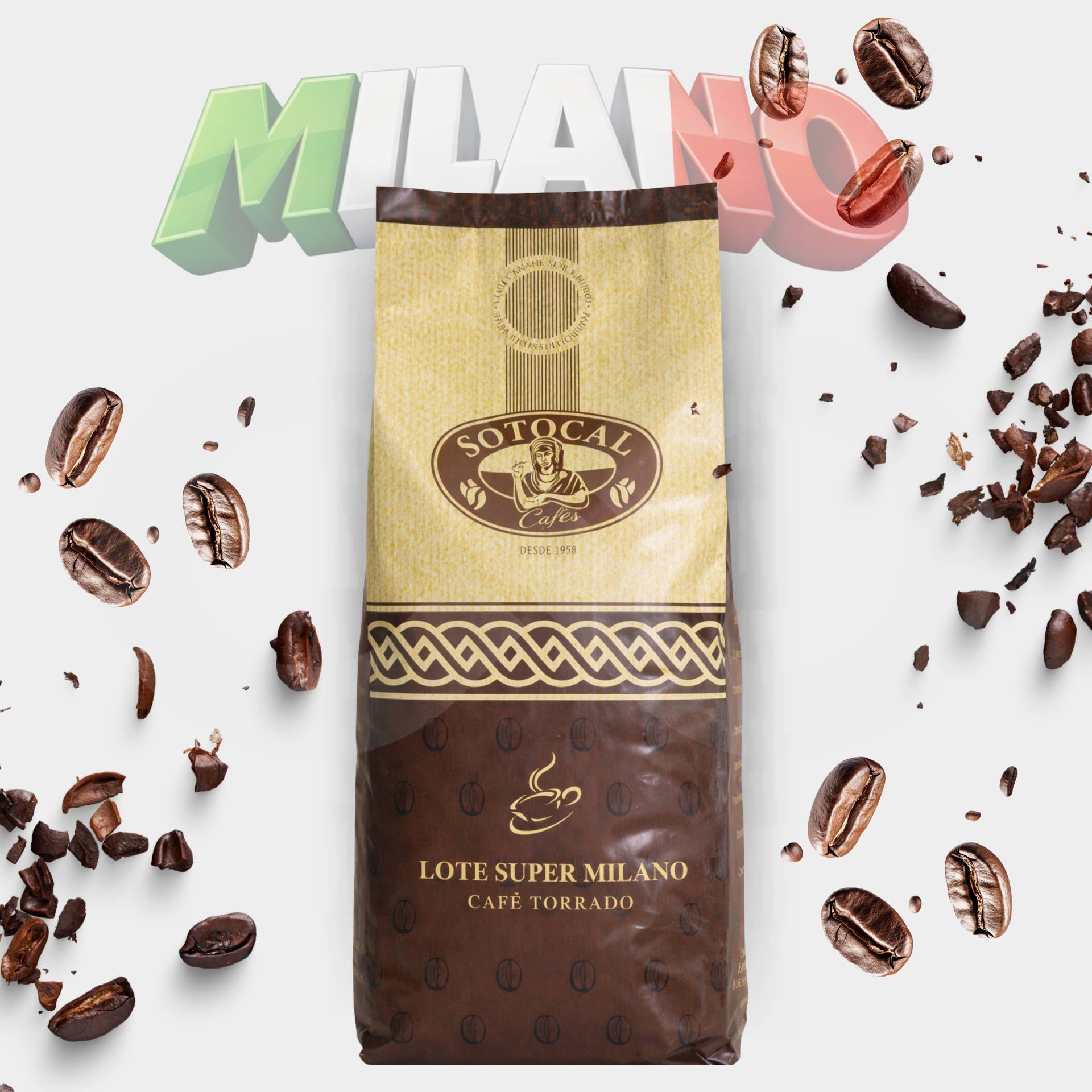 SOTOCAL® Café en Grains Milano 1kg