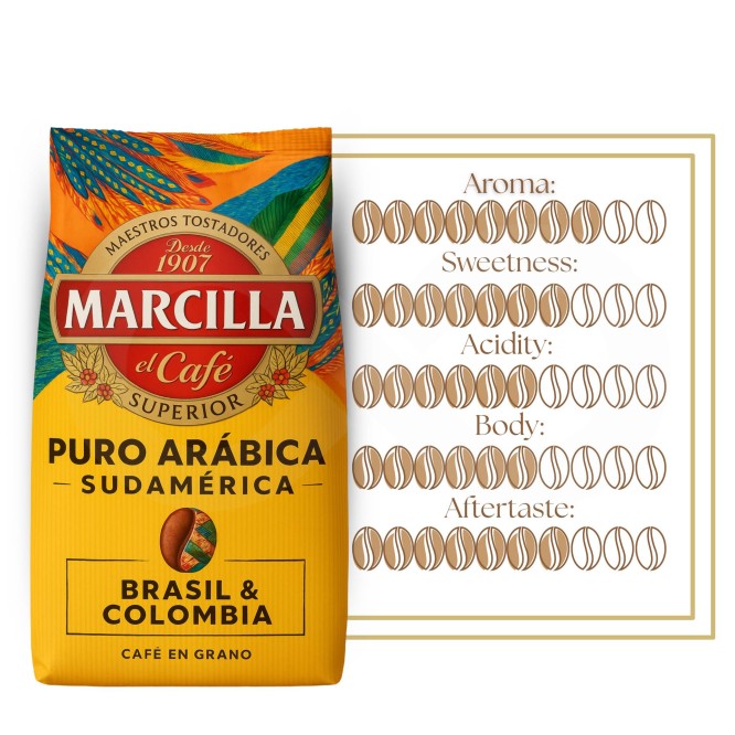MARCILLA® Coffee Beans Sudamérica 400g