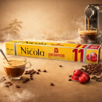 NICOLA® Capsules Nespresso Épaissi 10 u.