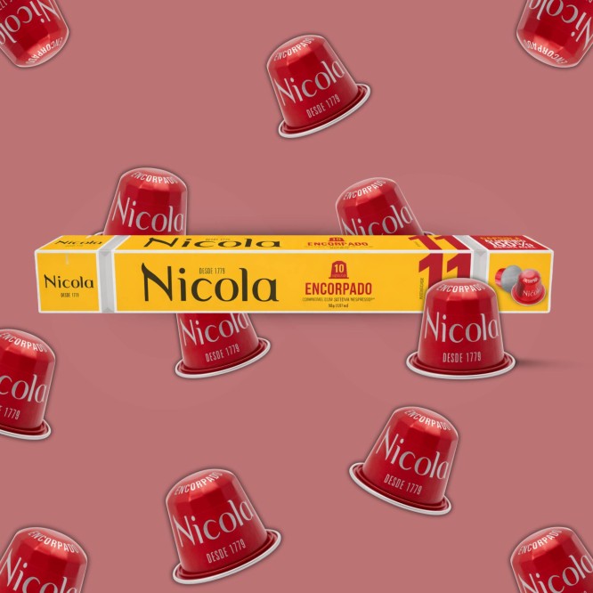 NICOLA® Capsules Nespresso Épaissi 10 u.