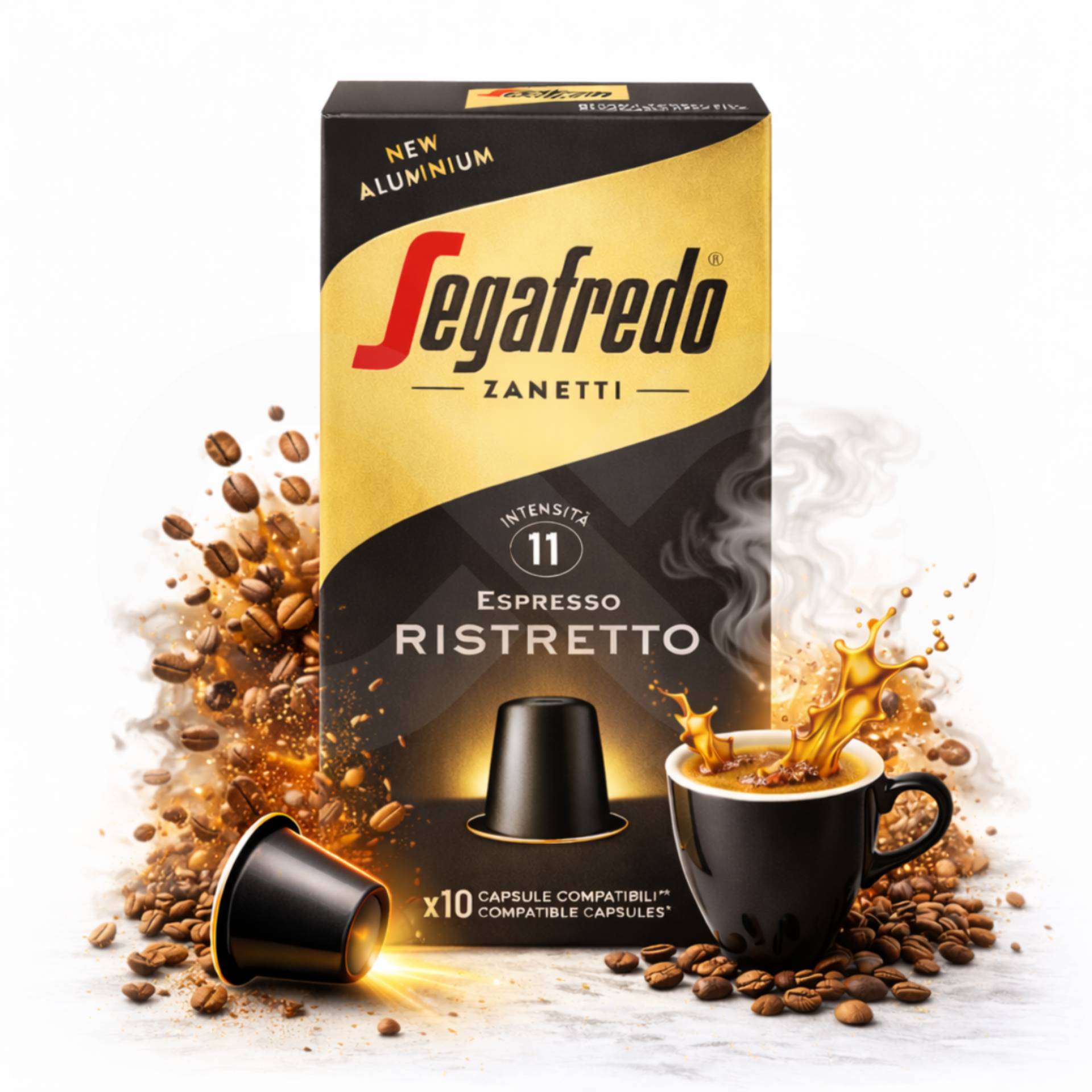 SEGAFREDOŽ Nespresso Capsules Ristretto 10 un.