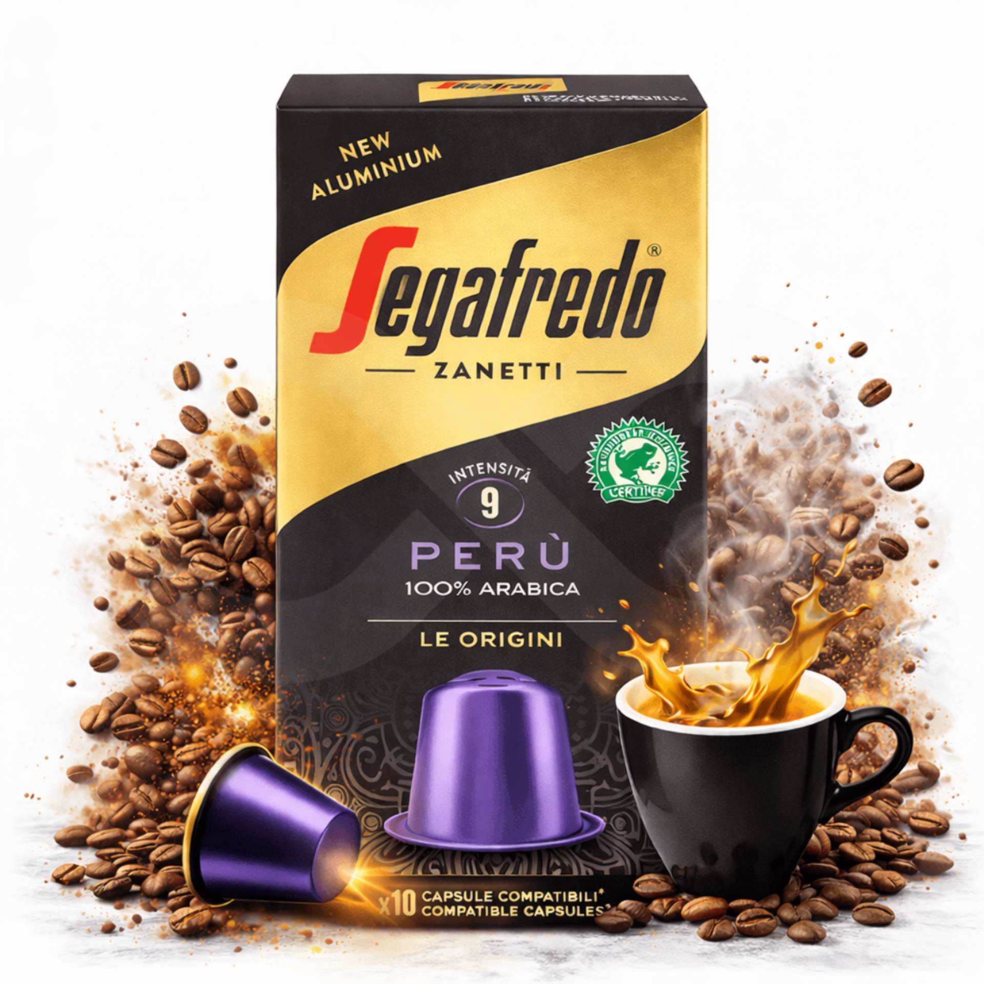 SEGAFREDO® Kapsulki Nespresso Peru 10