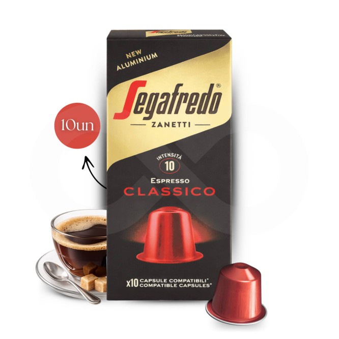 SEGAFREDO® Cápsulas Nespresso Classico 10 un.