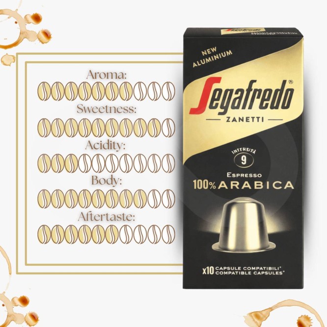 SEGAFREDO� Capsules Nespresso Supremo Arabica 10 u.