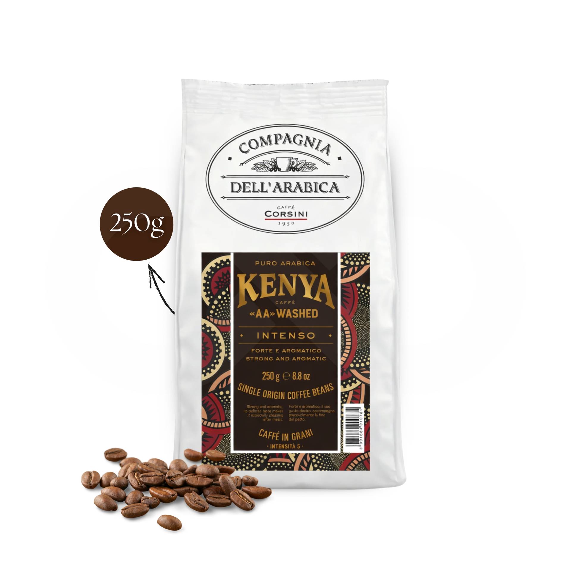 COMPAGNIA DELL ARABICAź Ziarna Kawy Kenya 250g