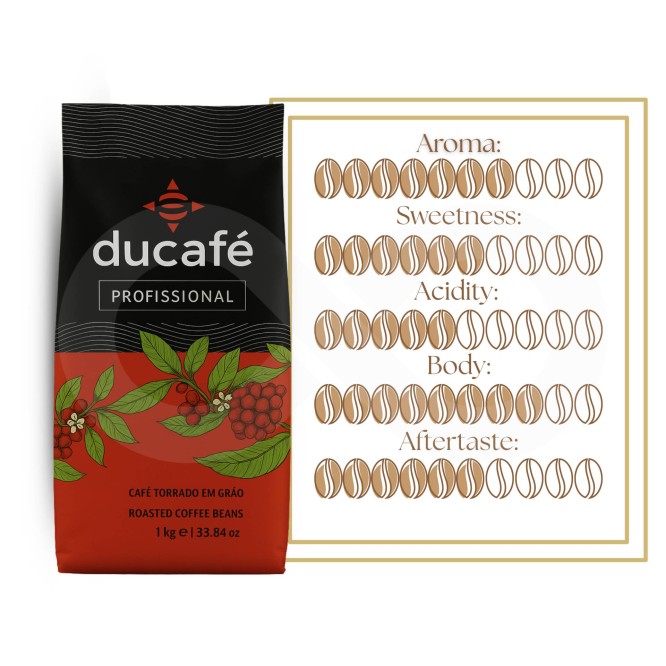 DUCAFE® Café en Grains Professionnel 1kg