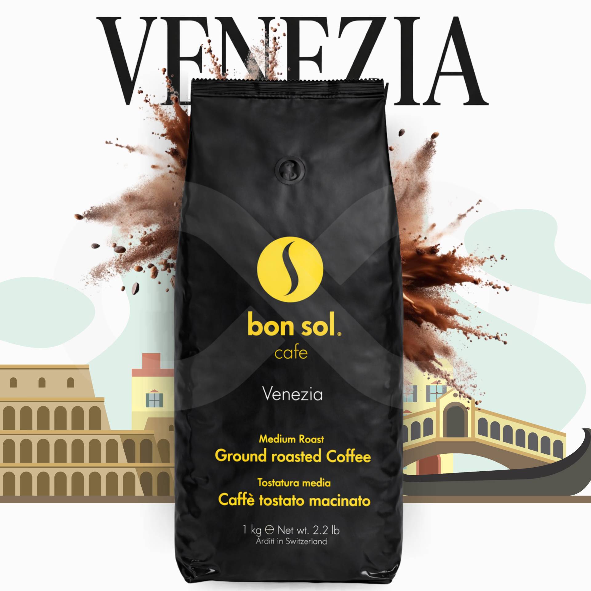 BON SOL® Ziarna Kawy Venezia 1kg