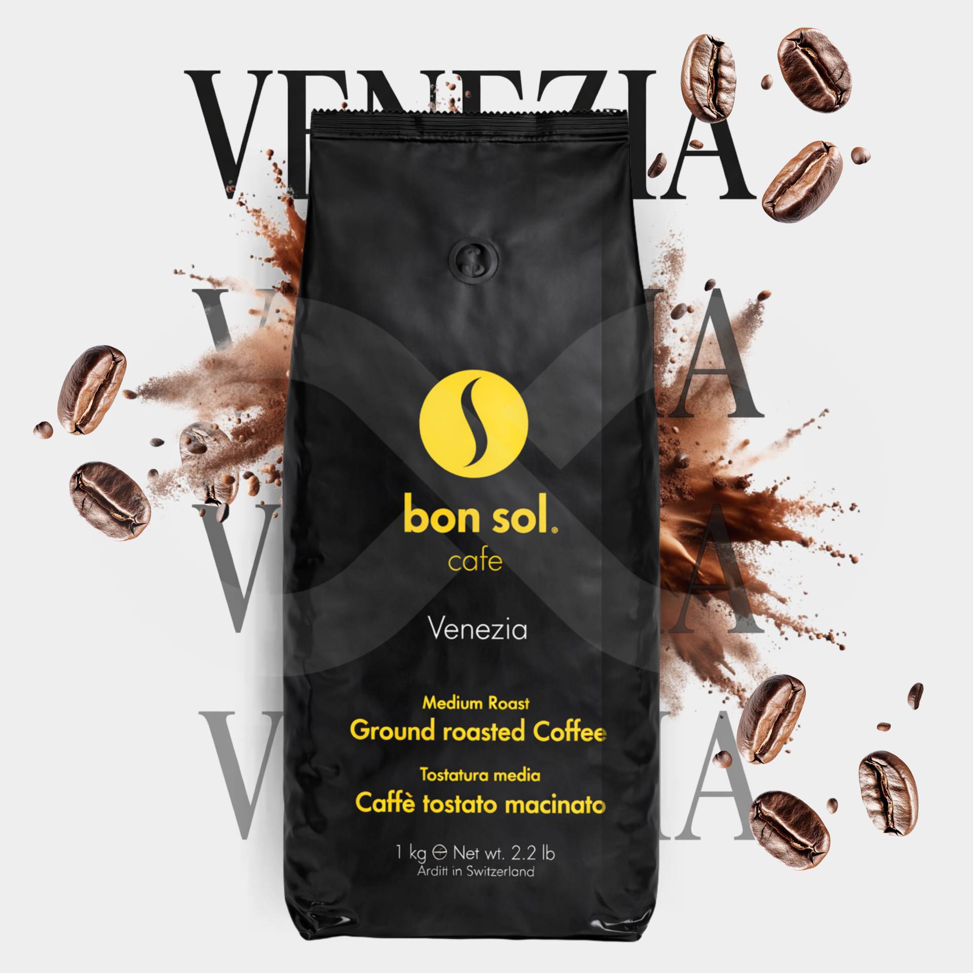 BON SOL® Café en Grains Venezia 1kg