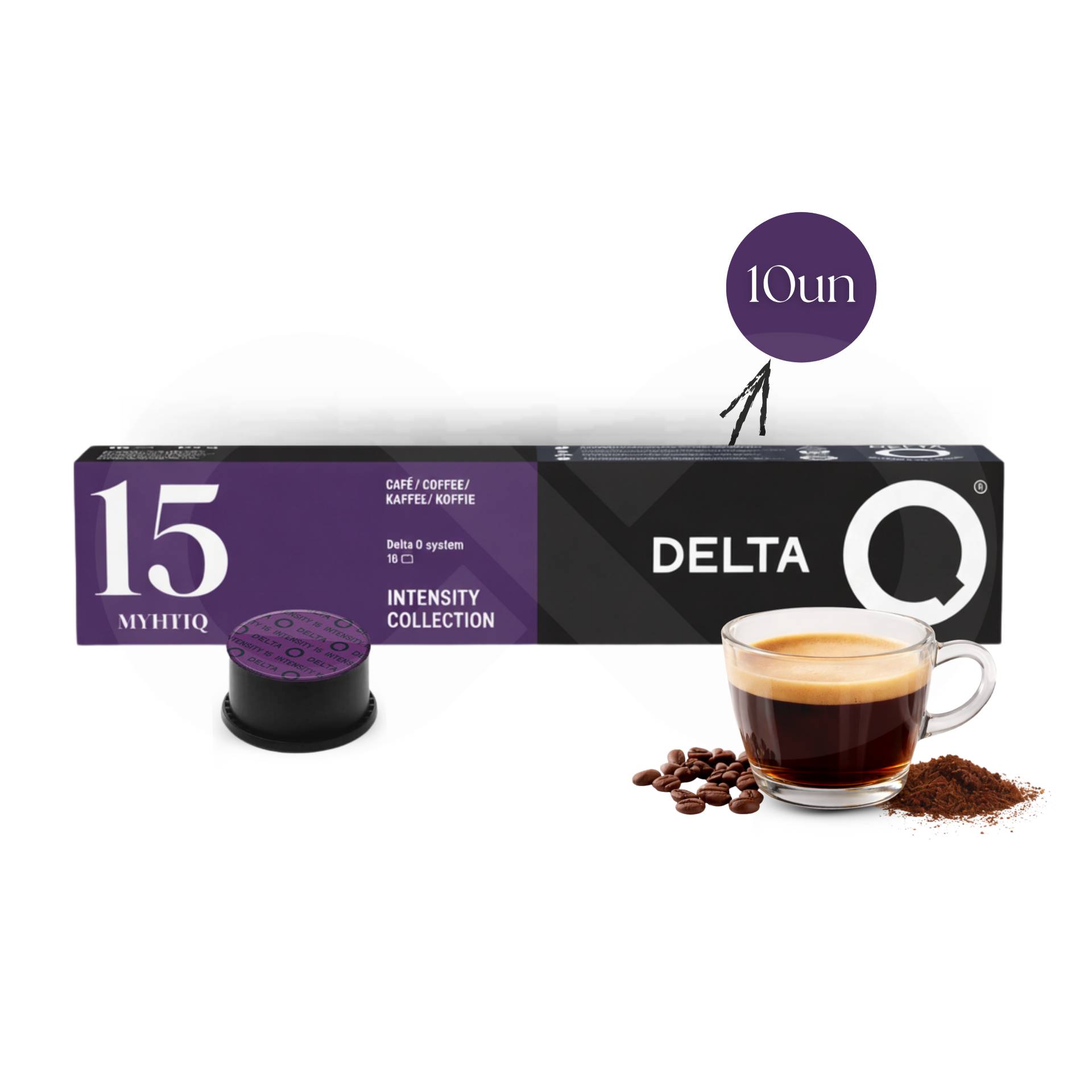 DELTA Q® Cápsulas Delta Q Mythiq 10 un.