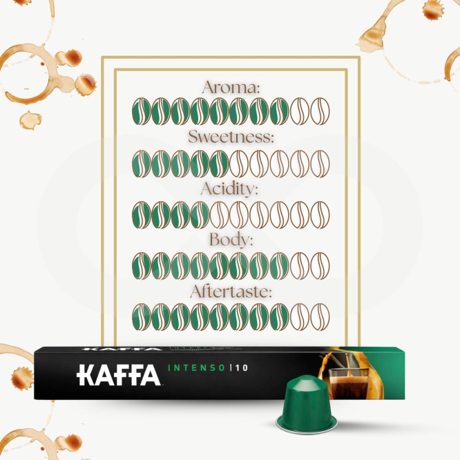 KAFFA� C�psulas Nespresso Intenso 10 un.