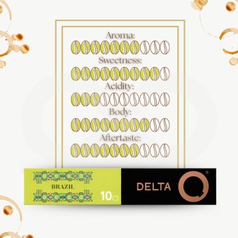 DELTA Q® Kapseln Delta Q Brazil 10 Stk.