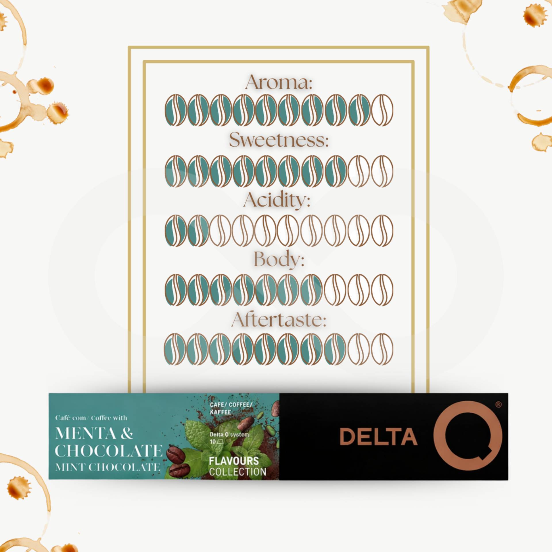 DELTA Q® Kapsulki Delta Q Menta E Chocolate 10 szt.