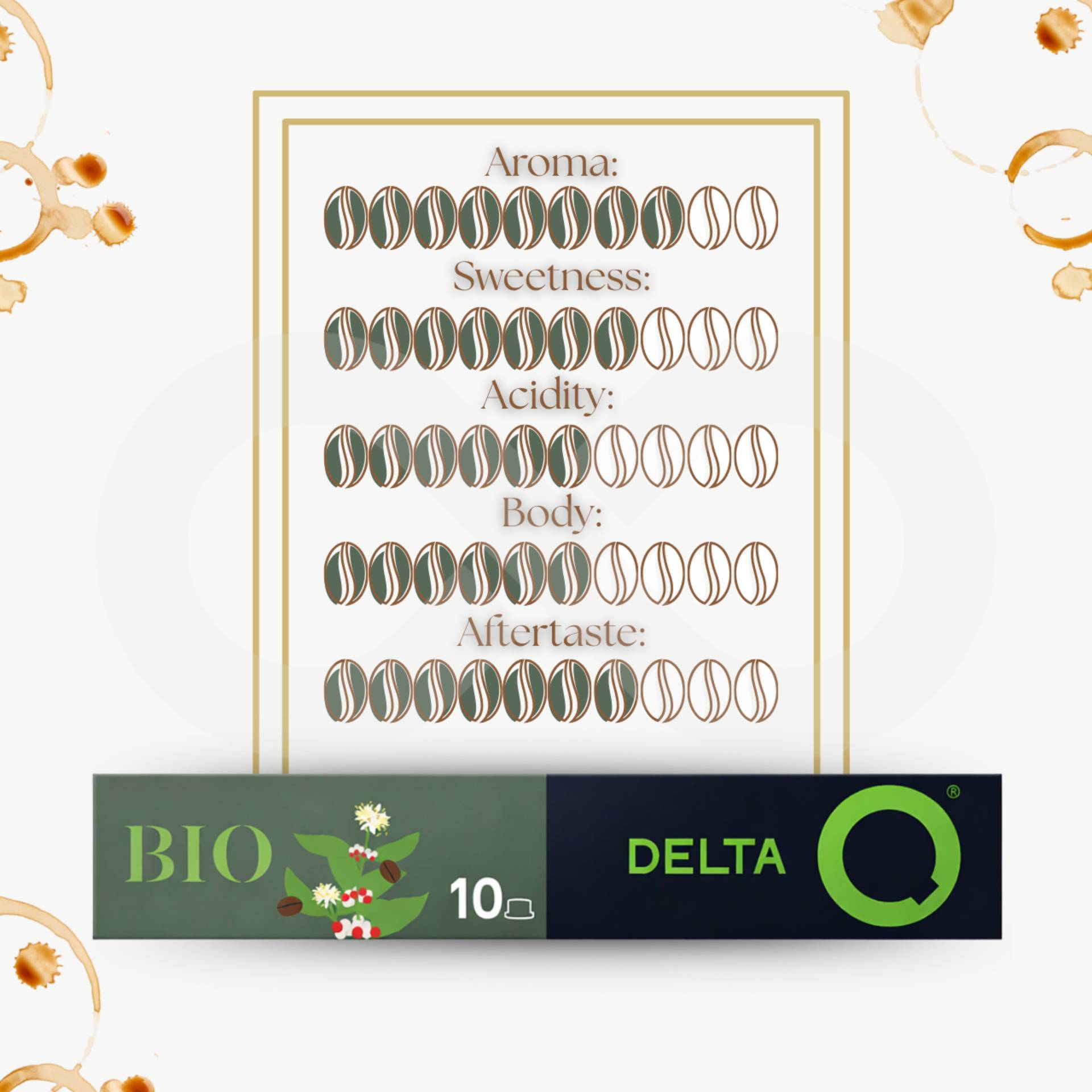 DELTA Q® Cápsulas Delta Q Bio 10 un.