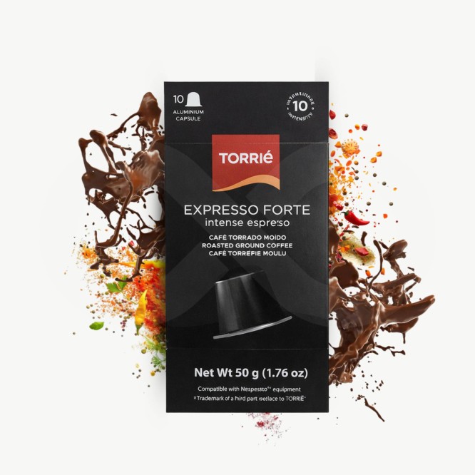 TORRIE® Cápsulas Nespresso Forte 10 un. Aluminio