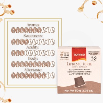 TORRIE® Capsules Nespresso Composteerbare Sterke 10 st.