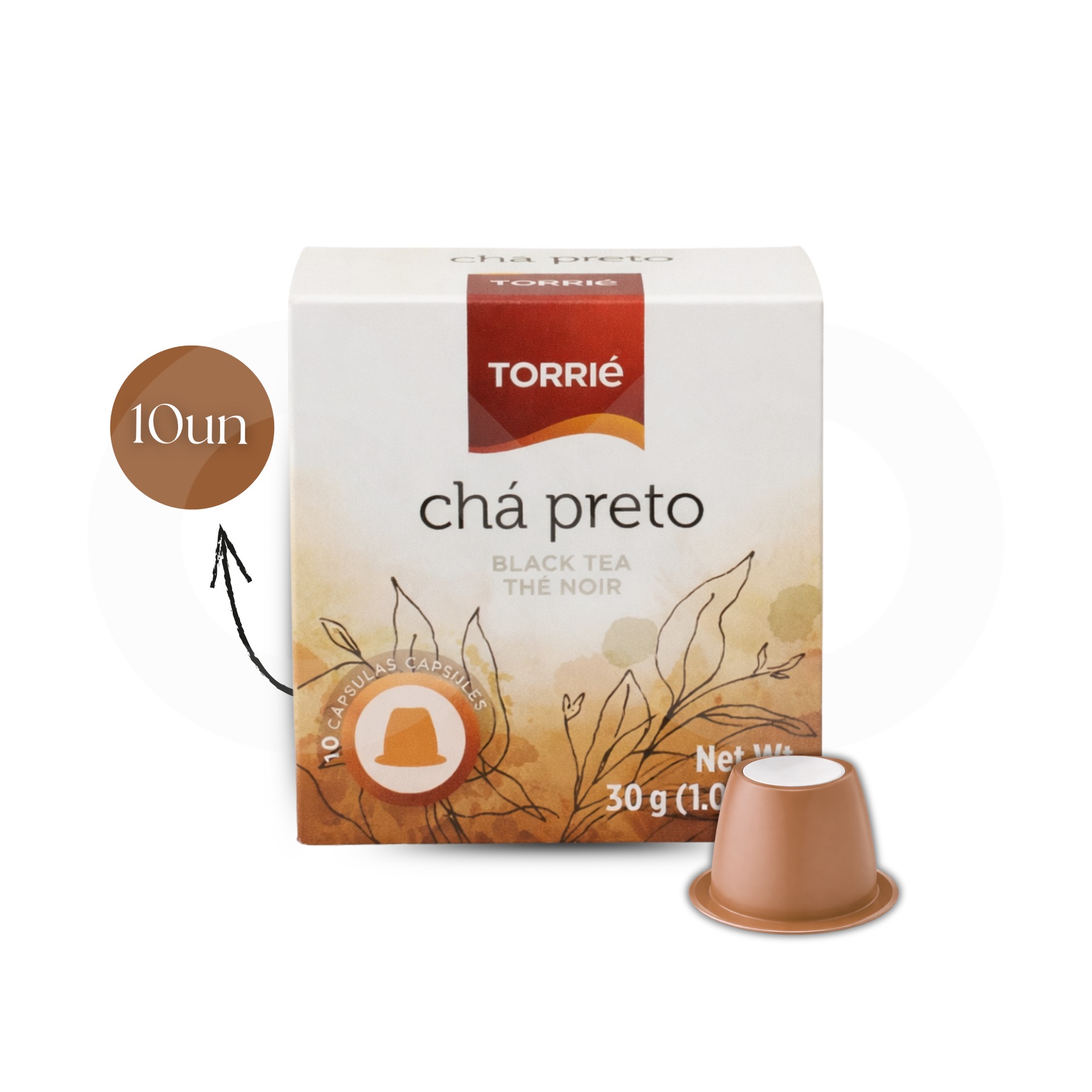 TORRIE® Capsules Nespresso Noir 10 u.