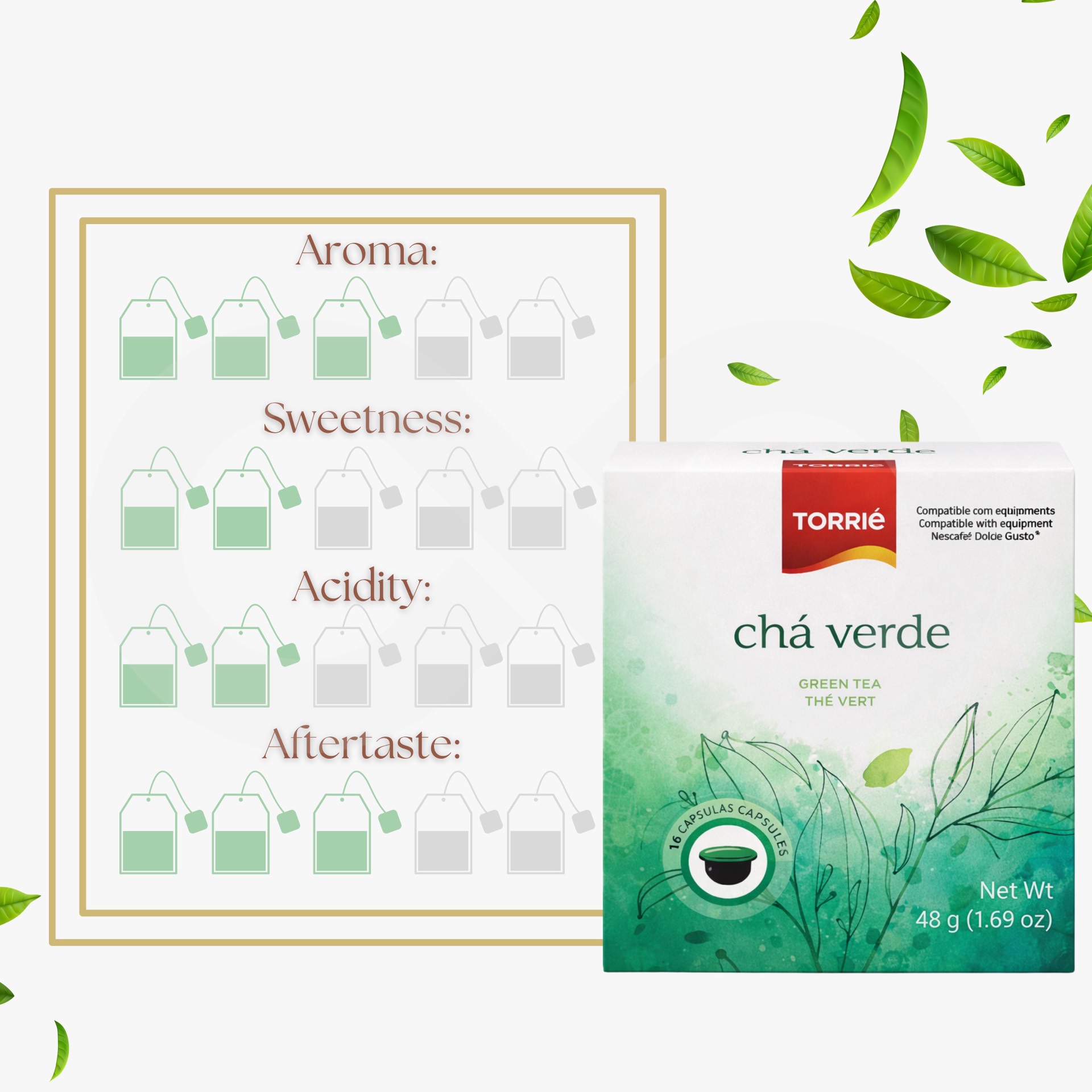 TORRIE® Capsules Dolce Gusto Vert 16 u.