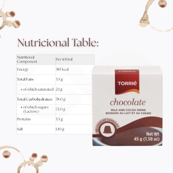TORRIE® Capsules Nespresso Chocolat 10 u.