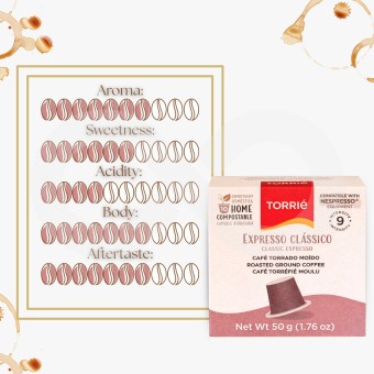 TORRIE� C�psulas Nespresso Compost�vel Classico 10 un.