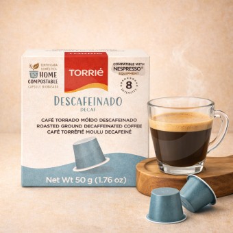 TORRIE® Nespresso Capsules Compostable Decaf 10 un.