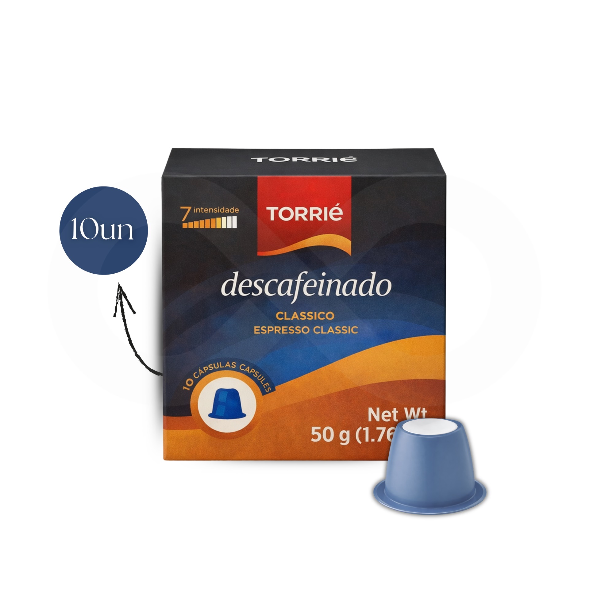 TORRIE® Capsules Nespresso Decaf 10 u.