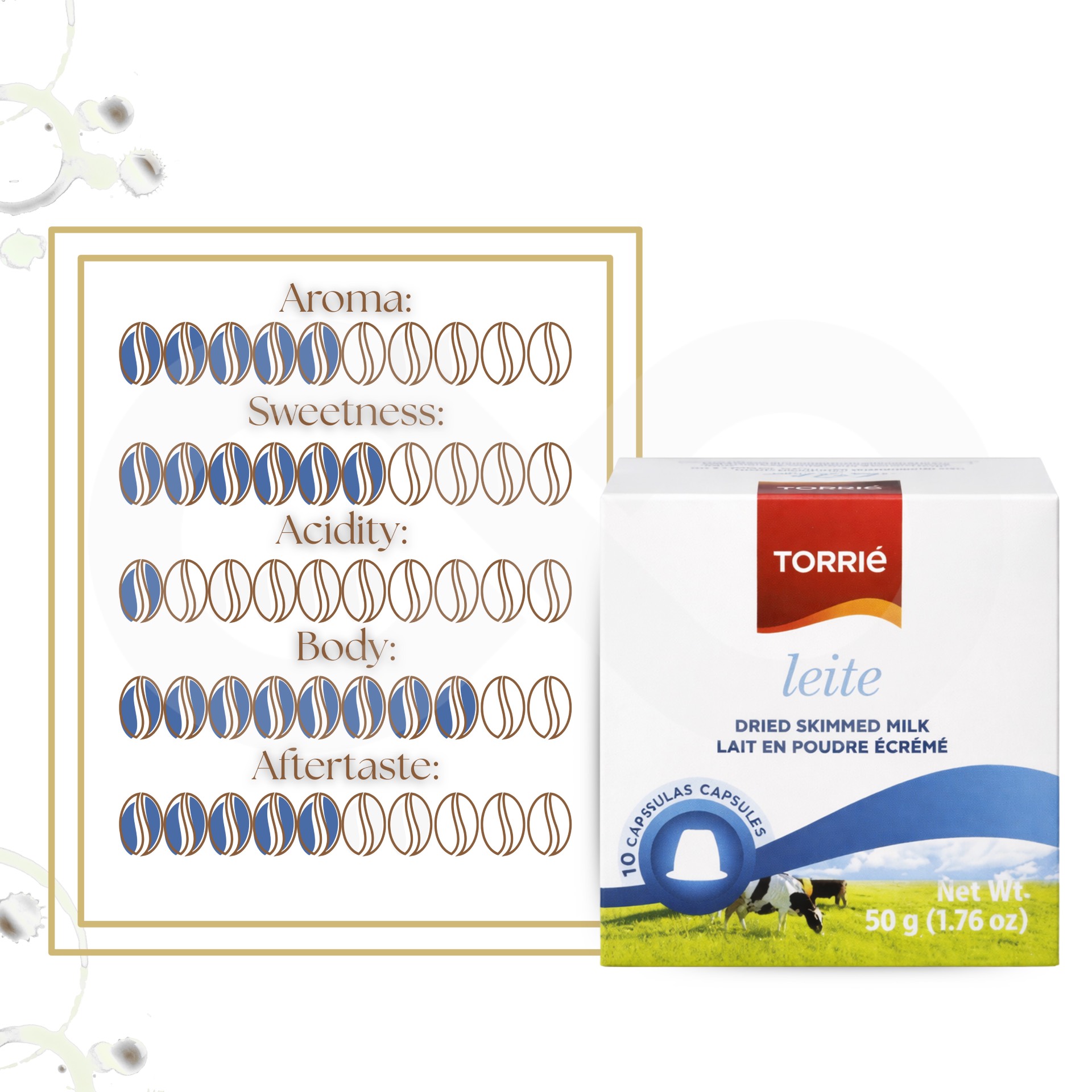 TORRIE® Nespresso Capsules Milk 10 un.