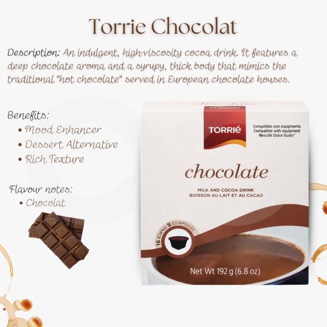 TORRIE® Cápsulas Dolce Gusto Chocolate 16 uds.